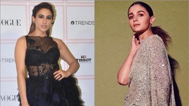 Sara Ali Khan, Alia Bhatt, Malaika Arora, Sharmila Tagore bling it up at the fashionable evening. (Sara’s photo by Varinder Chawla/ Alia’s photo via Instagram) Sara Ali Khan, Alia Bhatt, Malaika Arora, Sharmila Tagore bling it up at the fashionable evening. (Sara’s photo by Varinder Chawla/ Alia’s photo via Instagram)