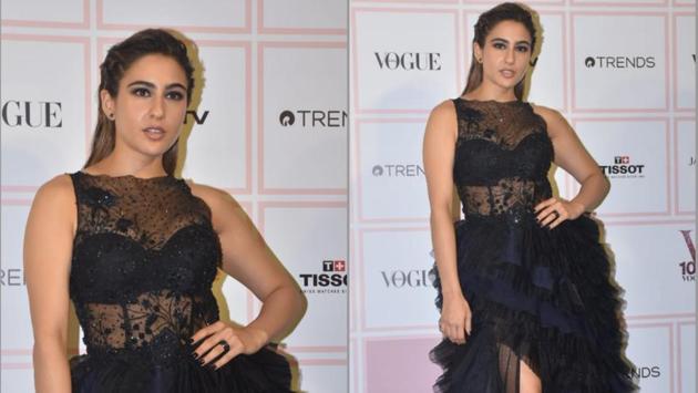 Sara Ali Khan dazzles in midnight blue at Vogue Beauty Awards 2019 