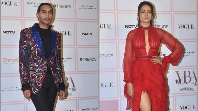 Supermodel Rahi Chadha and actor Rakulpreet at Vogue Beauty Awards 2019. 