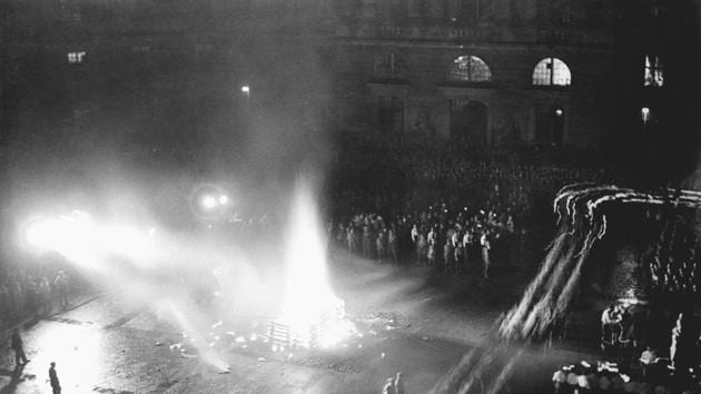 The Nazi Book Burning Campaign outside the Berlin University in Germany.(Photo: Getty images)