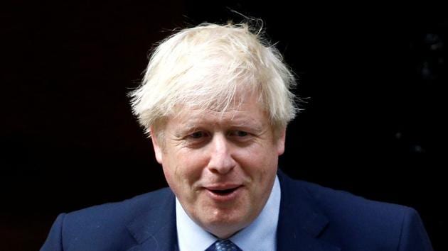 Boris Johnson did not touch on his country’s crisis in his inaugural address to the world body when he delivered a frenetic speech on the dangers and merits of technology. (Reuters Photo) Boris Johnson did not touch on his country’s crisis in his inaugural address to the world body when he delivered a frenetic speech on the dangers and merits of technology. (Reuters Photo)