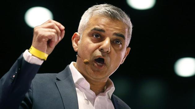Sadiq Khan, mayor of London, whose Labour party. (AP file photo) Sadiq Khan, mayor of London, whose Labour party. (AP file photo)