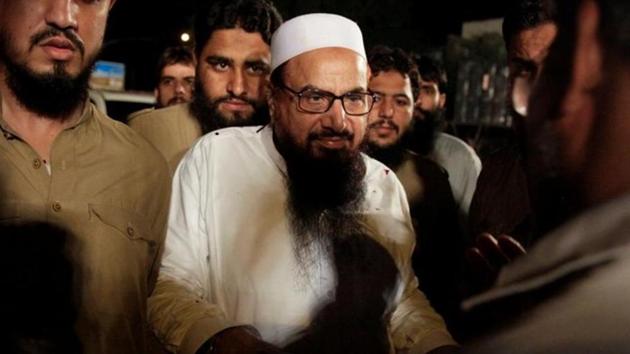 Hafiz Muhammad Saeed,co-founder of Lashkar-e-Taiba and the chief of Jama’at-ud-Da’wah.(Reuters file photo)