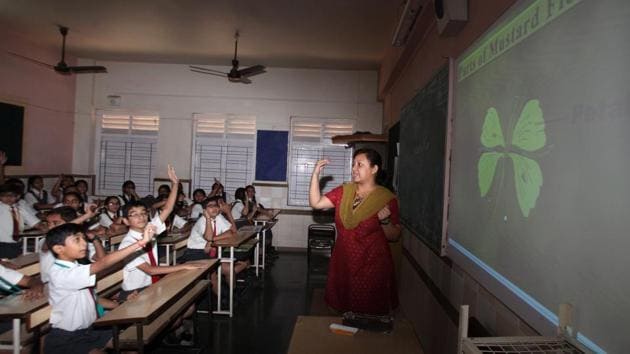 Student innovators developing system for measuring attentiveness in class. (Representational image)(Hindustan Times) Student innovators developing system for measuring attentiveness in class. (Representational image)(Hindustan Times)