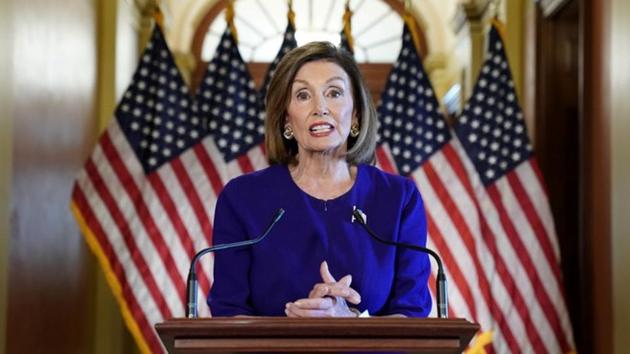 House Speaker Nancy Pelosi has announced the launch of a formal inquiry into the impeachment of US President Donald Trump . (Reuters Photo) House Speaker Nancy Pelosi has announced the launch of a formal inquiry into the impeachment of US President Donald Trump . (Reuters Photo)
