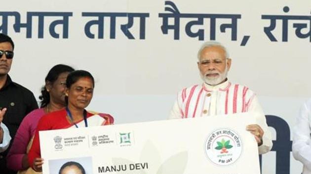 Within one year of the scheme, 46.5 lakh hospital treatments were provided, amounting to claims worth Rs 7,490 crore(HT Photo) Within one year of the scheme, 46.5 lakh hospital treatments were provided, amounting to claims worth Rs 7,490 crore(HT Photo)