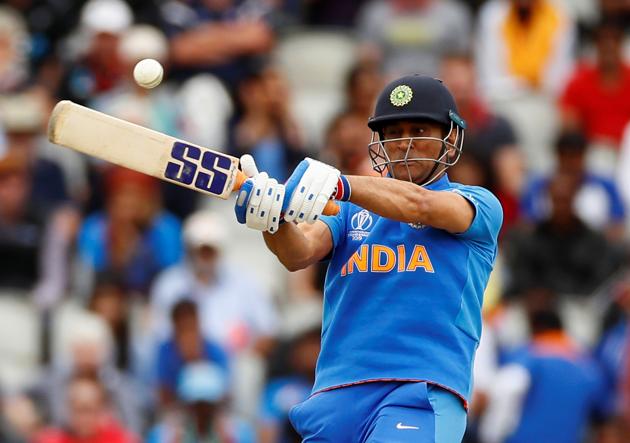 Cricket - ICC Cricket World Cup Semi Final - India v New Zealand - Old Trafford, Manchester, Britain - July 10, 2019 India's MS Dhoni in action Action Images via Reuters/Jason Cairnduff(Action Images via Reuters)