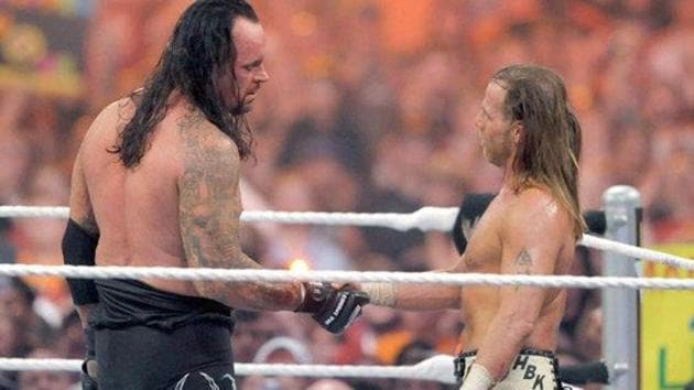 The Undertaker shared a bitter rivalry with Shawn Michaels.(WWE)