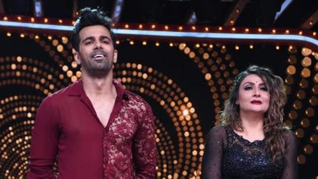 Anuj Sachdeva and Urvashi Dholakia post their performance on Nach Baliye 9.