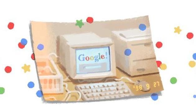 Search engine giant Google is celebrating its 21st birthday with a doodle.(Google)