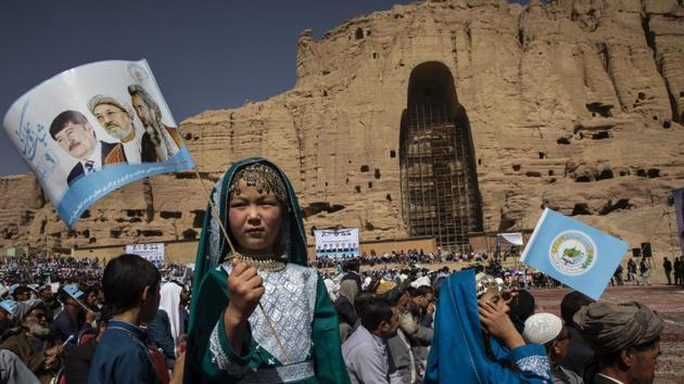 Afghans listen to speeches during the final campaign rally for Abdullah Abdullah, Chief Executive of Afghanistan in Bamiyan, Afghanistan. Afghans will head to the polls today. (Paula Bronstein / Getty Images) Afghans listen to speeches during the final campaign rally for Abdullah Abdullah, Chief Executive of Afghanistan in Bamiyan, Afghanistan. Afghans will head to the polls today. (Paula Bronstein / Getty Images)