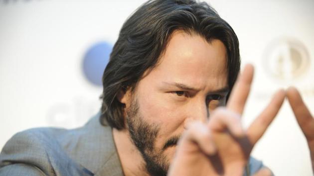 Keanu Reeves arrives at the LA premiere of Generation Um... in Los Angeles.(Richard Shotwell/Invision/AP)