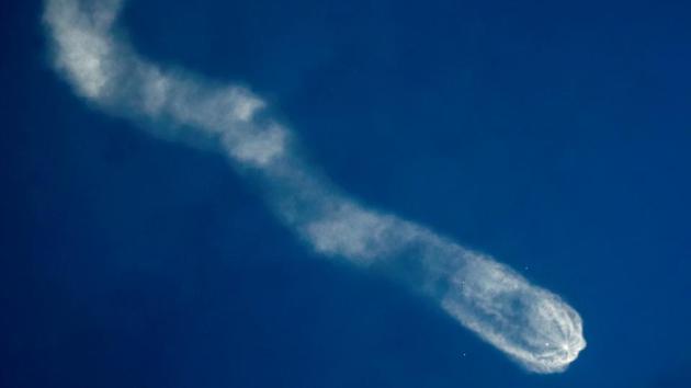 The Soyuz MS-15 spacecraft carrying the crew formed of Jessica Meir of the US, Oleg Skripochka of Russia and Hazzaa Ali Almansoori of United Arab Emirates blasts off to the International Space Station (ISS) from the launchpad at the Baikonur Cosmodrome, Kazakhstan. (Shamil Zhumatov / REUTERS) The Soyuz MS-15 spacecraft carrying the crew formed of Jessica Meir of the US, Oleg Skripochka of Russia and Hazzaa Ali Almansoori of United Arab Emirates blasts off to the International Space Station (ISS) from the launchpad at the Baikonur Cosmodrome, Kazakhstan. (Shamil Zhumatov / REUTERS)