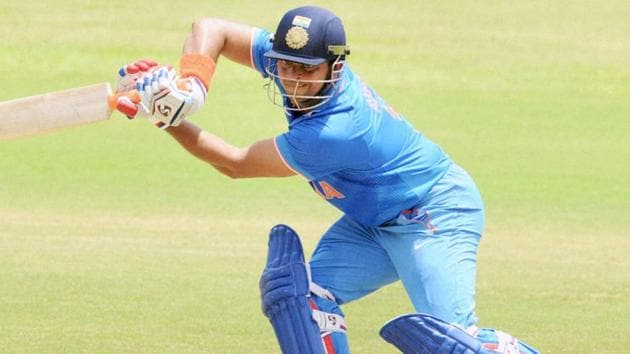 Indian cricketer Suresh Raina in action during an ODI(PTI)