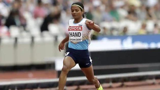File image of Dutee Chand(Twitter)
