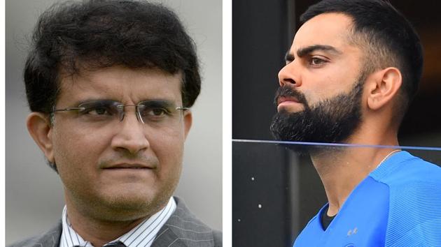 Sourav Ganguly, Virat Kohli(HT Collage)