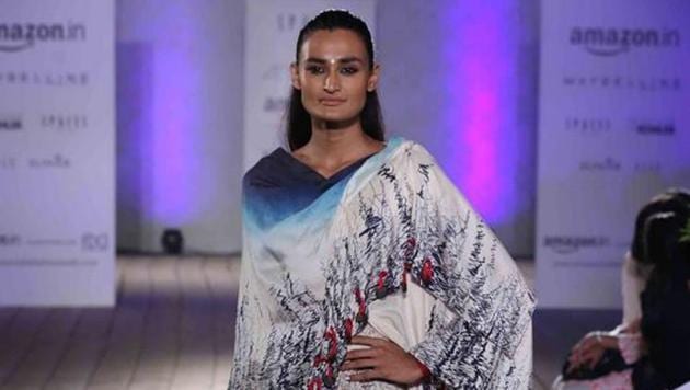 Model in Anamika Khanna’s creation