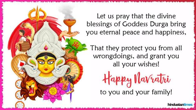 Here are some of the best Navratri wishes, quotes, images, messages, cards, Facebook and Whatsapp status for you to share with your loved ones.