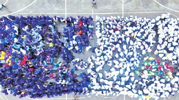 The students did it for a cause.(Instagram/@jansamparkindore) The students did it for a cause.(Instagram/@jansamparkindore)
