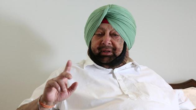Punjab chief minister Captain Amarinder Singh spoke to the Hindustan Times about the future course for the Congress(HT Photo)