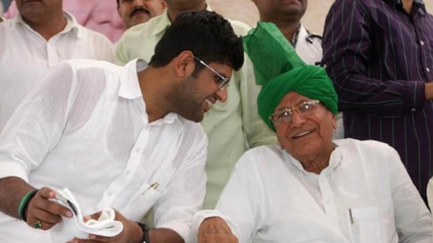 Those who have left the Indian National Lok Dal (INLD) in the recent months, the party have decided not to take them back, former Haryana chief minister Om Prakash Chautala said on Sunday(HT Photo)