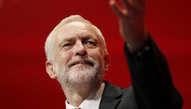Labour leader Jeremy Corbyn reiterated his party’s human rights-focused stand on Jammu and Kashmir during a conversation with Pakistan Prime Minister Imran Khan on Friday(AP file photo) Labour leader Jeremy Corbyn reiterated his party’s human rights-focused stand on Jammu and Kashmir during a conversation with Pakistan Prime Minister Imran Khan on Friday(AP file photo)