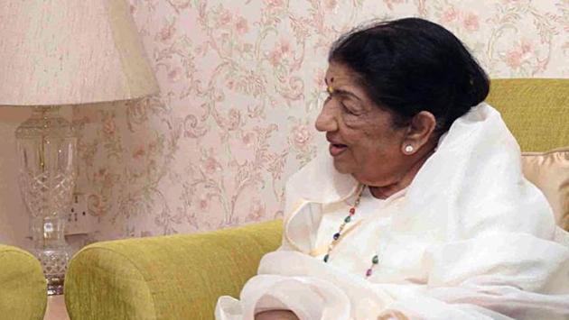 Legendary singer Lata Mangeshkar joined PM Narendra Modi on his latest edition of Mann ki Baat.(ANI Photo)