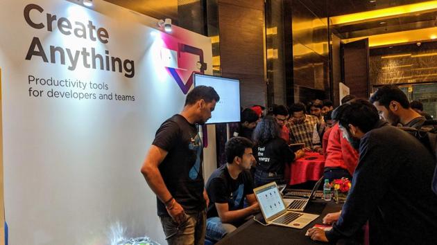 The fest brought world-class experts in emerging technologies including machine learning (ML), artificial intelligence (AI), cloud, android, and web to Pune for a day.(HT/PHOTO)