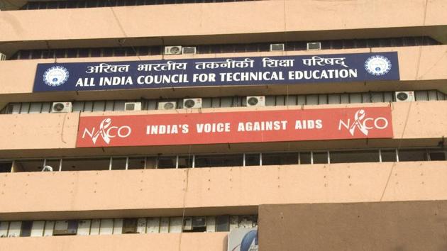 All India Council of Technical Education office.(HT File) All India Council of Technical Education office.(HT File)