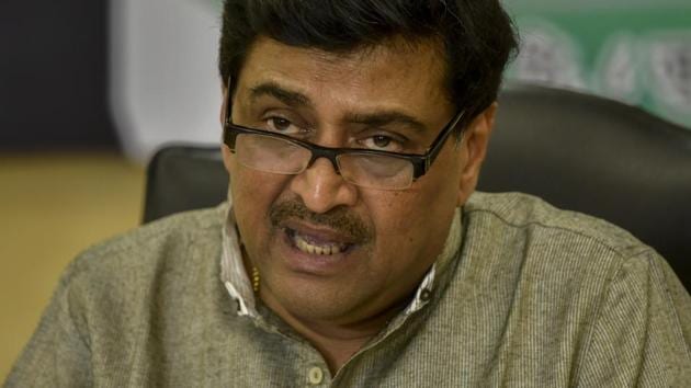 Former CM Ashok Chavan fielded from Bhokar for Maharastra Assembly polls slated for October 21(Kunal Patil/HT Photo)