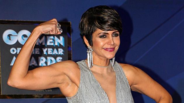 Bollywood actor Mandira Bedi during the GQ Award 2019.