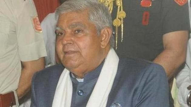 West Bengal governor Jagdeep Dhankhar said on Sunday that universities should respect all viewpoints, even of those who “aim to disagree.” (Samir Jana/HT Photo) West Bengal governor Jagdeep Dhankhar said on Sunday that universities should respect all viewpoints, even of those who “aim to disagree.” (Samir Jana/HT Photo)