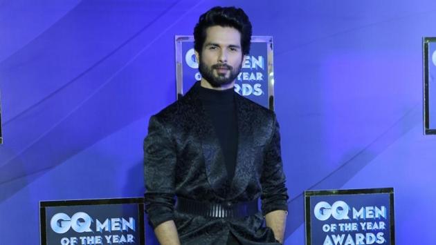 Actor Shahid Kapoor at the GQ Men of the Year Awards 2019. (IANS)