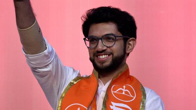 Shiv Sena has named Aaditya Thackeray as the party’s candidate from Worli seat in Mumbai for the Maharashtra polls.(Anshuman Poyrekar/HT Photo) Shiv Sena has named Aaditya Thackeray as the party’s candidate from Worli seat in Mumbai for the Maharashtra polls.(Anshuman Poyrekar/HT Photo)