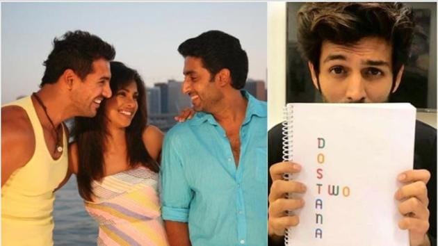 Kartik Aaryan Starts Preparation For Dostana 2 Shares Pic With Film S Script Hindustan Times