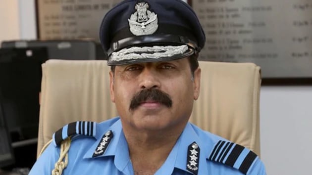 Chief of Air Staff, Air Chief Marshal RKS Bhadauria.(HT image)