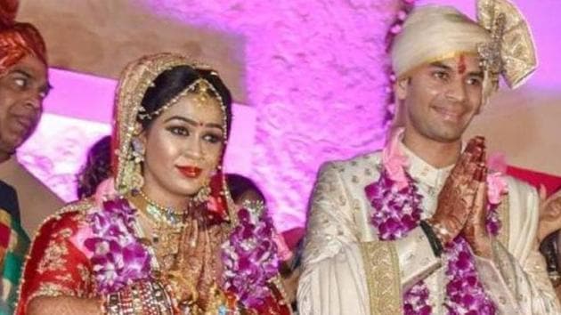 Aishwarya Rai and Tej Pratap Yadav were married in May 2018.(HT File Photo)