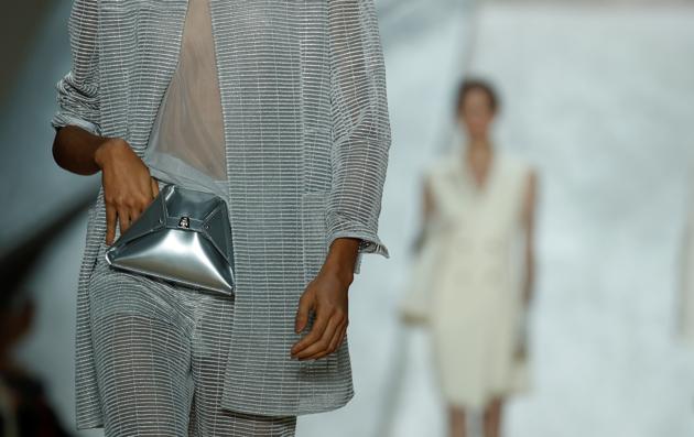 A model presents a creation by Swiss designer Albert Kriemler as part of his Spring/Summer 2020 women's ready-to-wear collection show for fashion house Akris during the Paris Fashion Week in Paris, France, September 29, 2019. REUTERS/Gonzalo Fuentes (REUTERS)