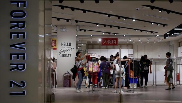 Low-price fashion chain Forever 21, a one-time hot destination for teen shoppers that fell victim of its own rapid expansion and changing consumer tastes, announced that it has filed for bankruptcy protection.(AP Photo) Low-price fashion chain Forever 21, a one-time hot destination for teen shoppers that fell victim of its own rapid expansion and changing consumer tastes, announced that it has filed for bankruptcy protection.(AP Photo)