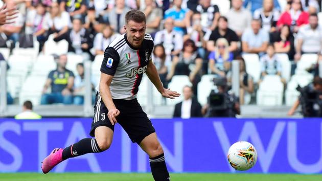 Juventus' Aaron Ramsey in action(REUTERS)