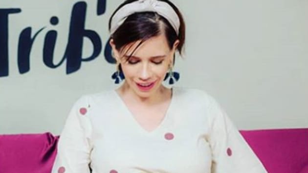 Kalki Koechlin has shared her first photo after announcing her pregnancy.