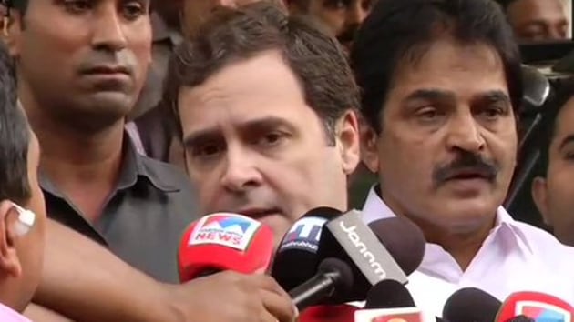 Rahul Gandhi. (ANI photo) Rahul Gandhi. (ANI photo)
