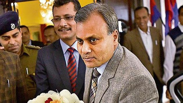 Delhi police commissioner Amulya Patnaik held a meeting on Monday with the chiefs of the city’s 15 police districts (Ravi Choudhary/ Hindustan Times) Delhi police commissioner Amulya Patnaik held a meeting on Monday with the chiefs of the city’s 15 police districts (Ravi Choudhary/ Hindustan Times)