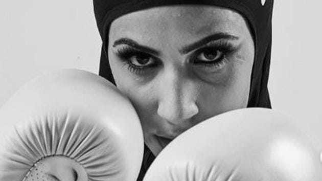 Berlin boxer Zeina Nassar’s fighting spirit has won her plenty of titles, but her battle to wear the hijab in the ring has also made her an equal opportunity champion.(Zeina Nassar/Instagram)