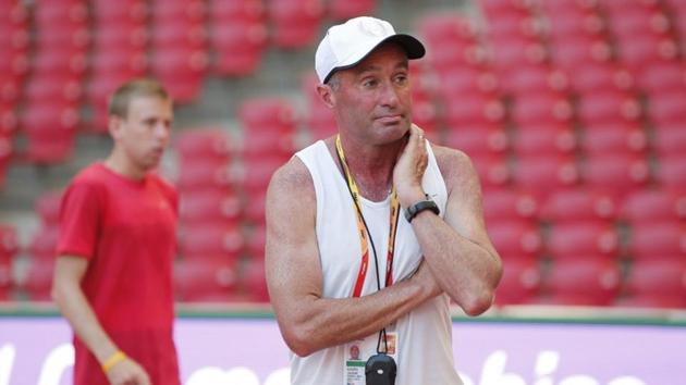 Coach Alberto Salazar at the 2015 Wold Athletics Championships in Beijing.(REUTERS)