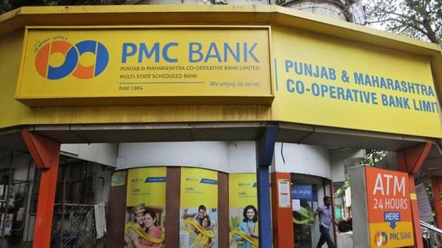 A man walks out from a PMC (Punjab and Maharashtra Co-operative) Bank branch in Mumbai, September 26, 2019. (REUTERS) A man walks out from a PMC (Punjab and Maharashtra Co-operative) Bank branch in Mumbai, September 26, 2019. (REUTERS)