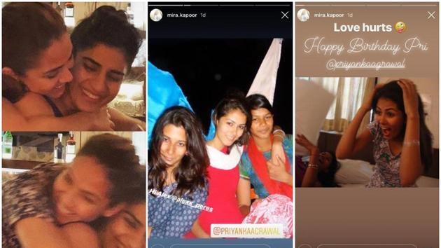 Shahid Kapoor’s wife Mira Rajput is unrecognisable in these throwback photos. (Instagram) Shahid Kapoor’s wife Mira Rajput is unrecognisable in these throwback photos. (Instagram)