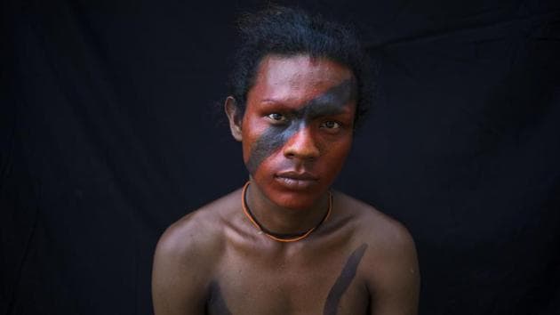amazonian tribal body paint
