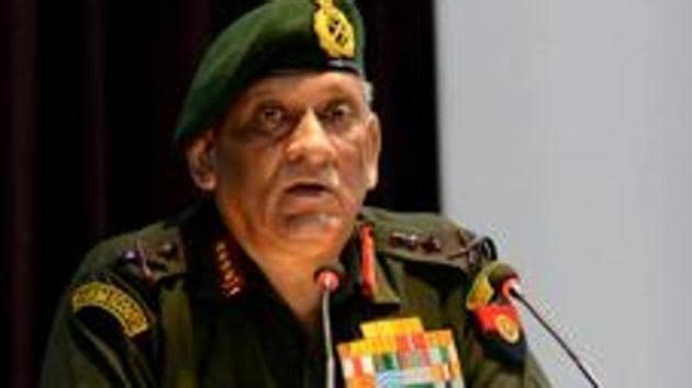 Army Chief General Bipin Rawat said Indian armed forces are countering a proxy war in Jammu and Kashmir on a daily basis.(ANI Photo) Army Chief General Bipin Rawat said Indian armed forces are countering a proxy war in Jammu and Kashmir on a daily basis.(ANI Photo)