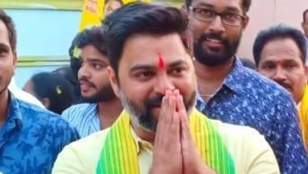 Veerender, who resigned from the post of Telugu Yuvatha and also primary membership of the party on September 30, left for New Delhi in the morning and would formally join the BJP in the presence of party’s working president J P Nadda later in the evening. (Facebook/ Tulla Veerender Goud) Veerender, who resigned from the post of Telugu Yuvatha and also primary membership of the party on September 30, left for New Delhi in the morning and would formally join the BJP in the presence of party’s working president J P Nadda later in the evening. (Facebook/ Tulla Veerender Goud)